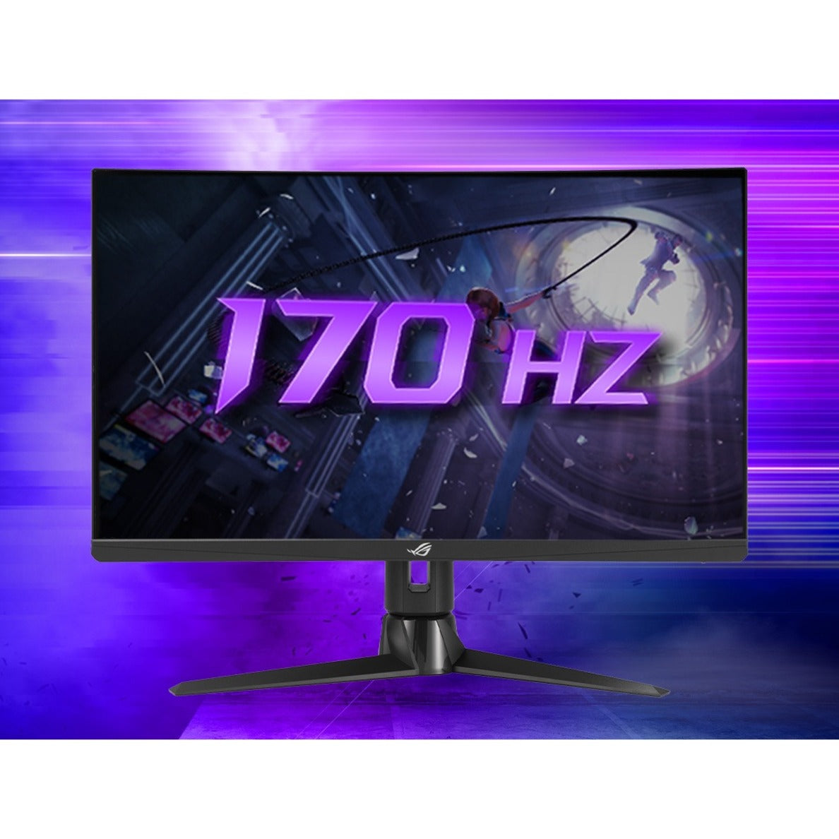 Asus ROG XG27AQV Strix 27 1440P Curved Gaming Monitor - QHD, 170Hz, 1ms, G-SYNC Compatible, FreeSync Premium, DisplayHDR 400