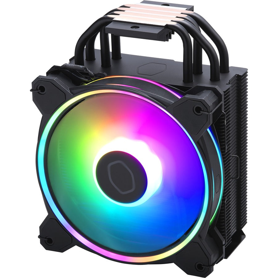 Cooler Master RR-S4KK-20PA-R1 Hyper 212 Halo Black - 1 Pack, High-Performance CPU Cooling Fan with ARGB LED, Low Noise Levels