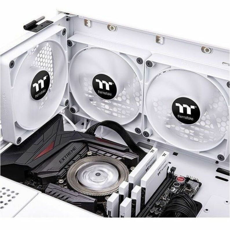 Thermaltake CL-F152-PL14WT-A CT140 PC Cooling Fan White (2-Fan Pack), High Airflow and Low Noise Levels