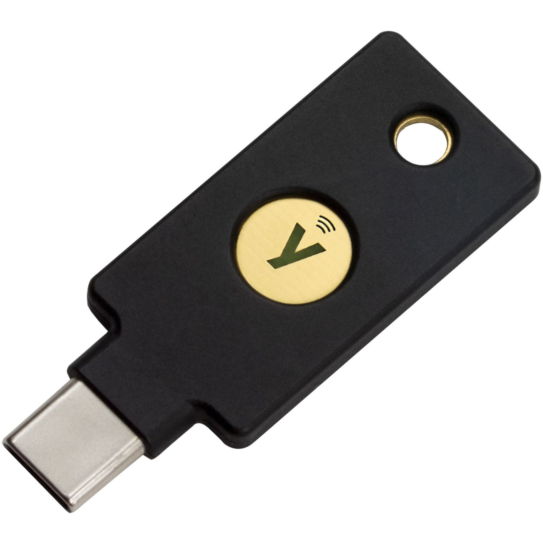 Yubico 8880001041 YubiKey 5C NFC (Blister Pack), Crush Resistant,  Passwordless