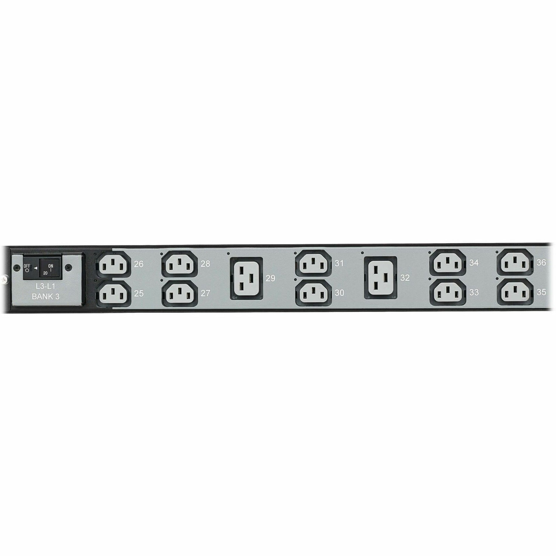 Tripp Lite PDU3EVSR1H50 36-Outlets PDU, 12.60 kW Power Rating, Managed, Switched, Overload Protection