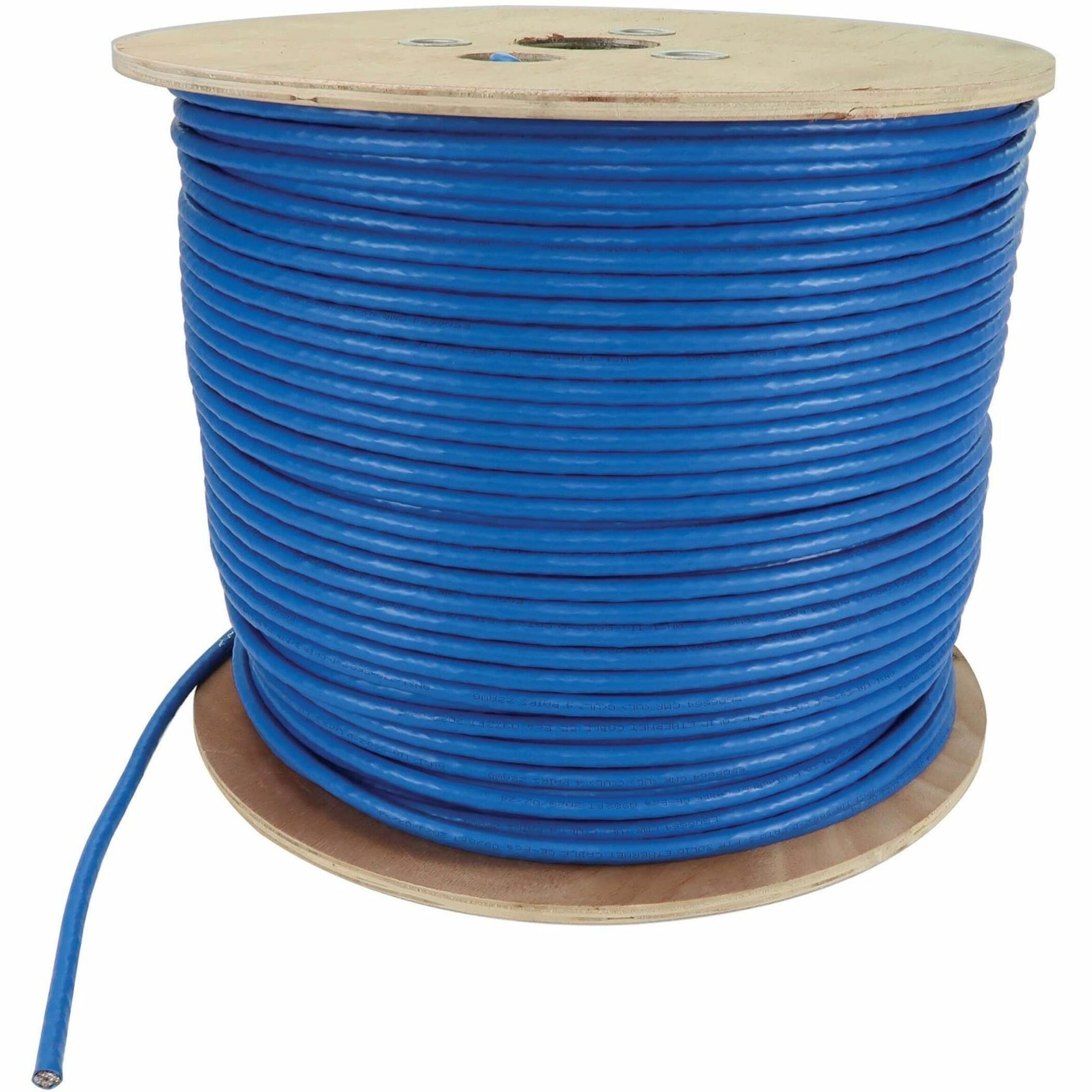 Tripp Lite N226-01K-BL Category 8 S/FTP Network Cable, 1000 ft, 40 Gbit/s, Blue