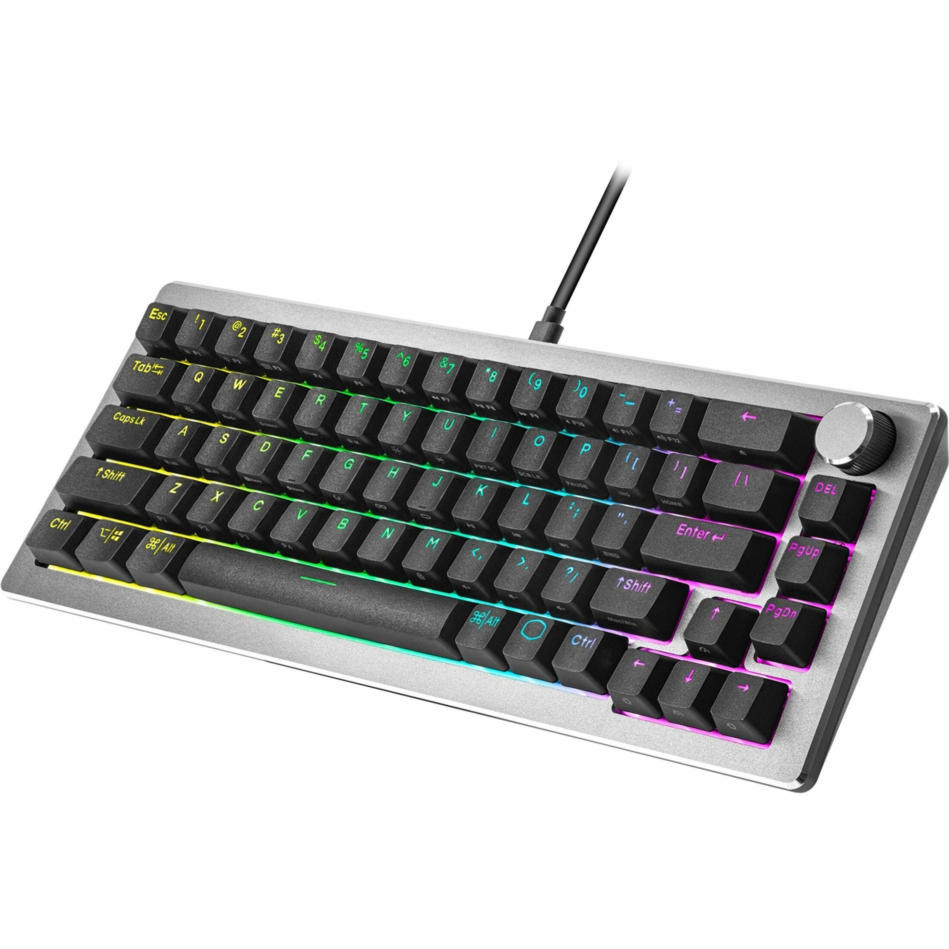 Cooler Master CK-720-GKKW1-US CK720 65% Gaming Keyboard, RGB LED Backlight, Mechanical/MX Keyswitch Technology
