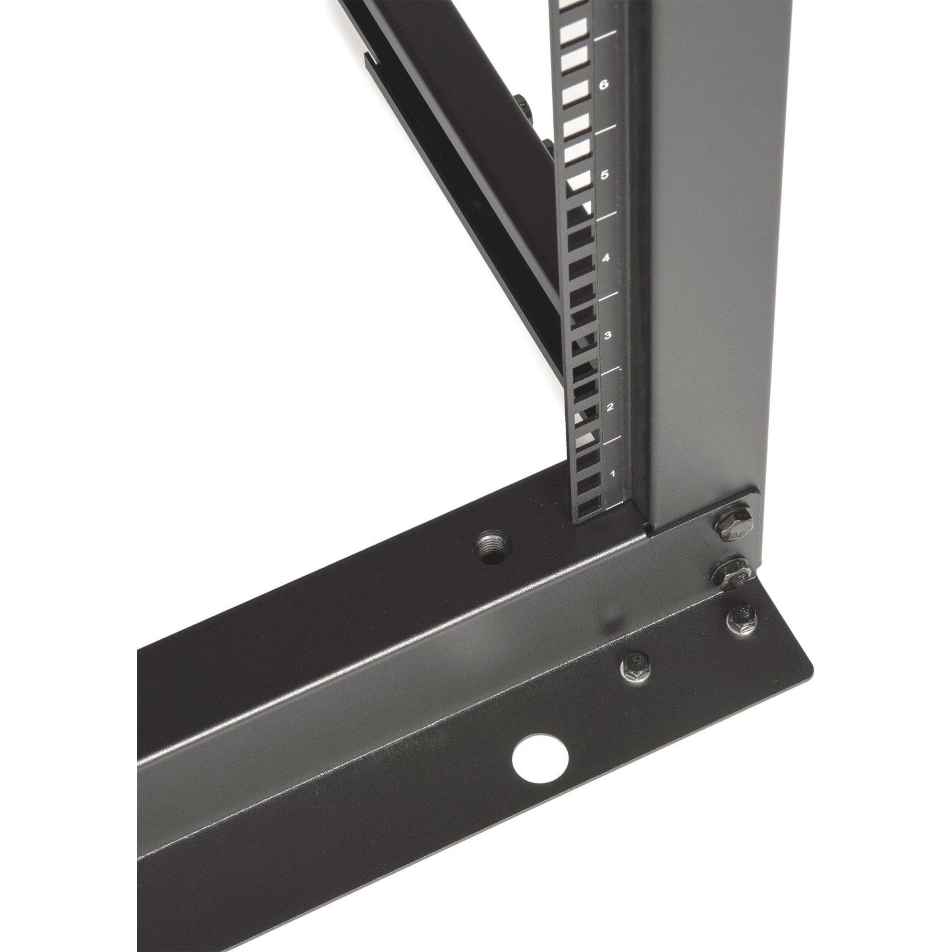 Rocstor Y10E025-B1 SolidRack 42U Open Frame Rack - Adjustable Depth, Casters, Cable Management