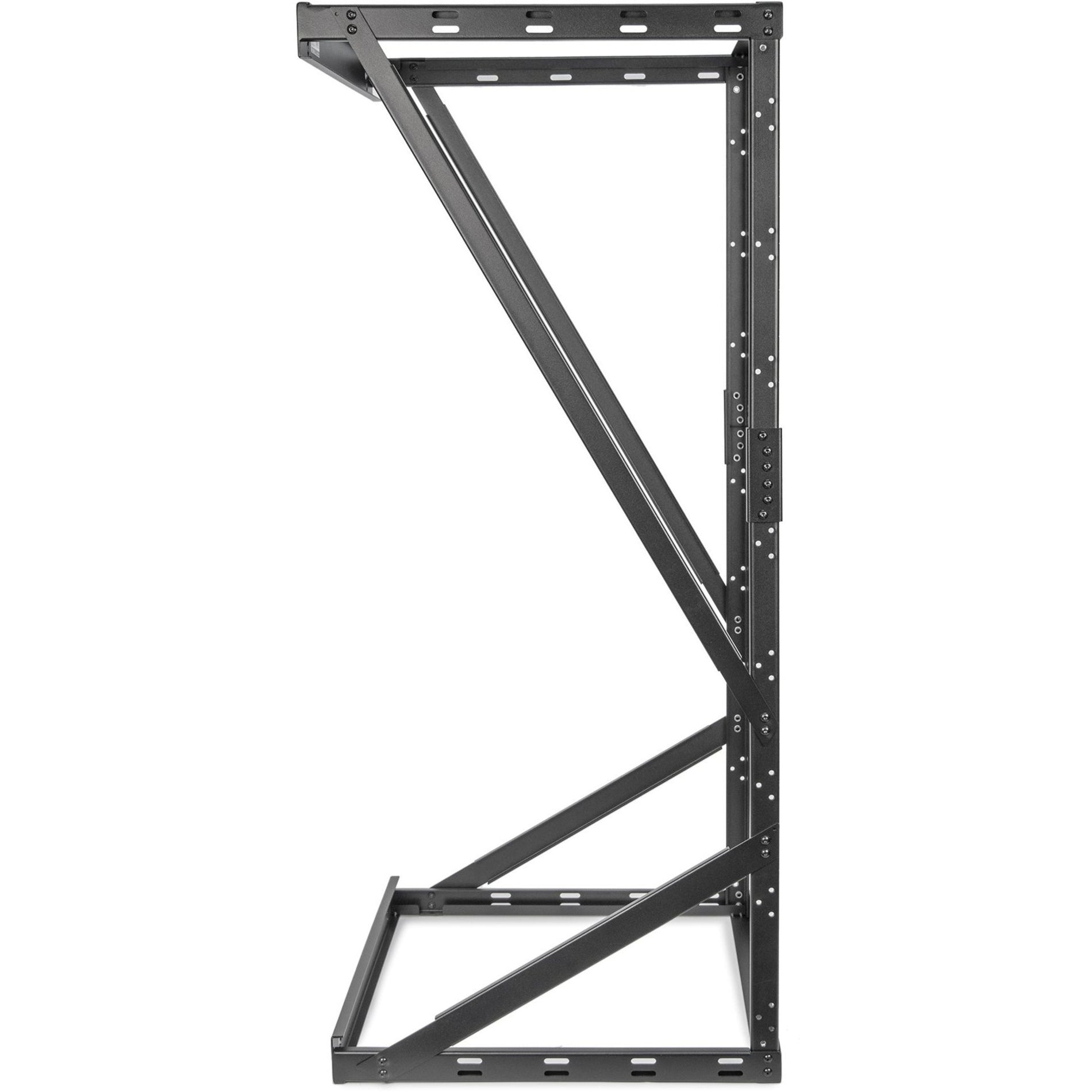 Rocstor Y10E041-B1 SolidRack Wall Mount Open Rack Frame Cabinet, Heavy Duty, 22U, 150 lb Capacity