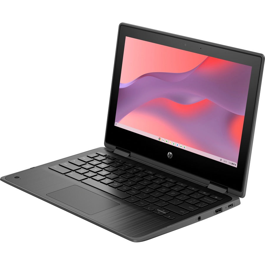 HP Fortis x360 G3 J 11.6" Touchscreen Rugged Convertible 2 in 1 Chromebook, HD, Intel Celeron N5100 Quad-core, 8GB RAM, 64GB Flash Memory