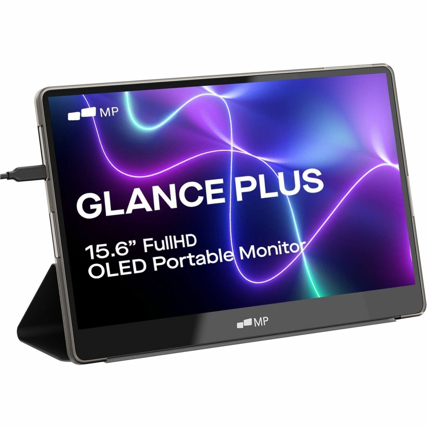 Mobile Pixels 101-1012P01 Glance Plus OLED Monitor, Full HD, 16:9, 16" Viewable Screen Size, 400 Nit Brightness, 100% DCI-P3 Color Gamut