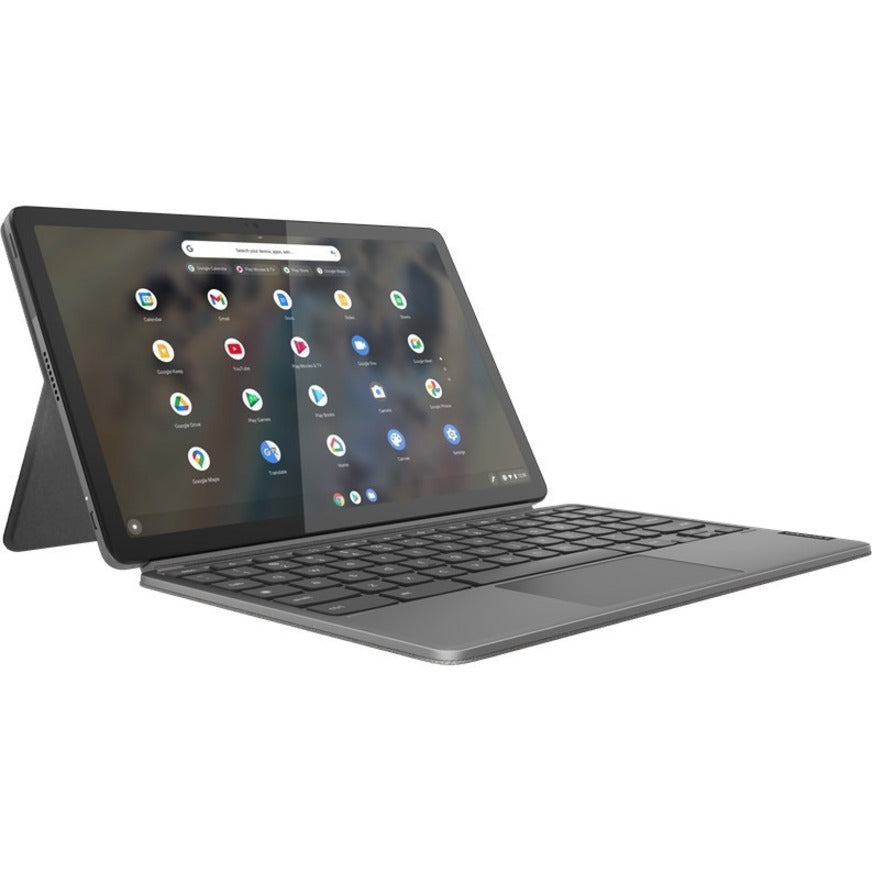 Lenovo 82T6002LUS IdeaPad Duet 3 Chrome 11Q727 11" Touchscreen Detachable 2 in 1 Chromebook, 2K Display, Qualcomm Octa-core, 4GB RAM, 64GB Flash Memory, Storm Gray