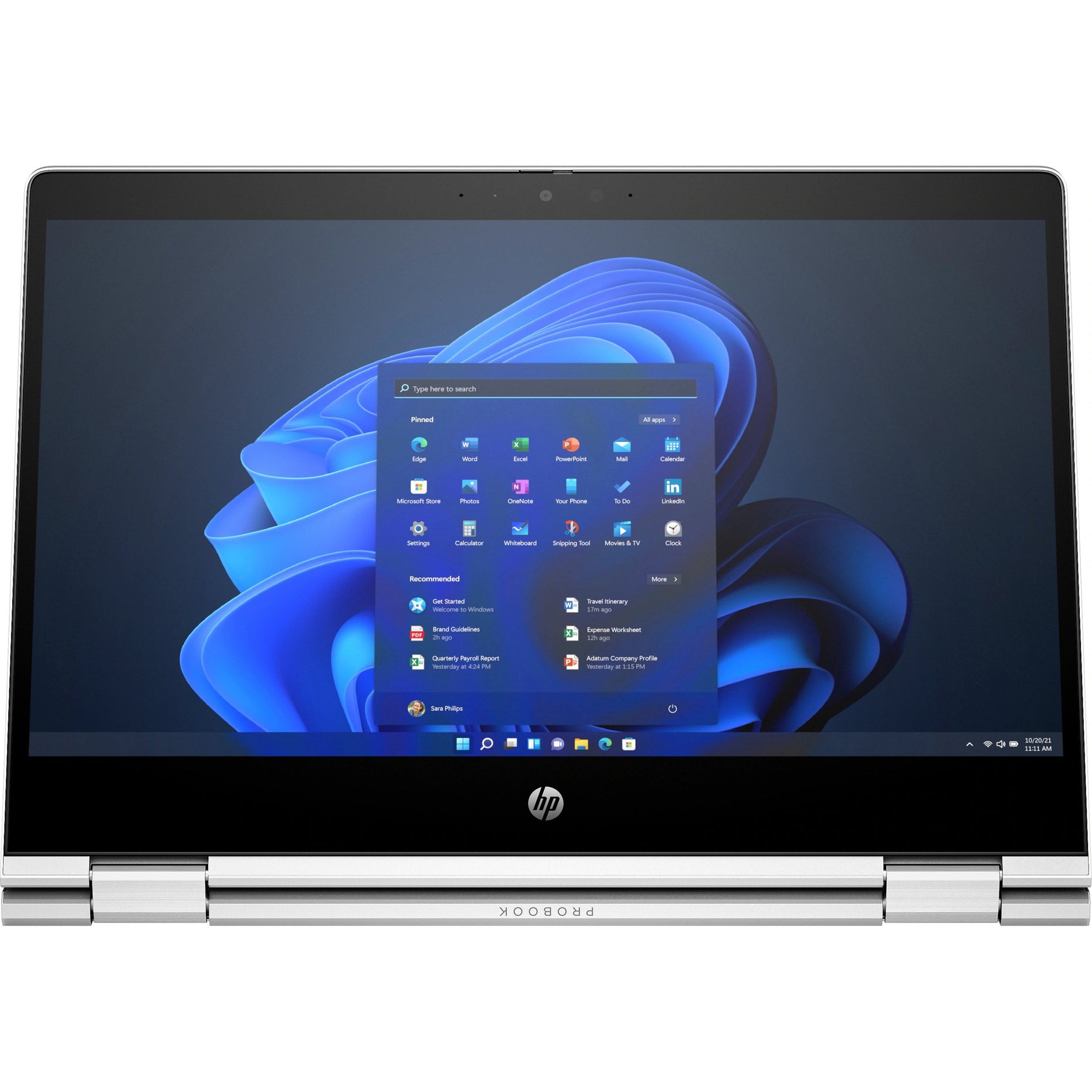 HP Pro x360 435 G10 13.3" Touchscreen Convertible 2 in 1 Notebook, Full HD, Ryzen 5, 16GB RAM, 256GB SSD, Pike Silver Aluminum