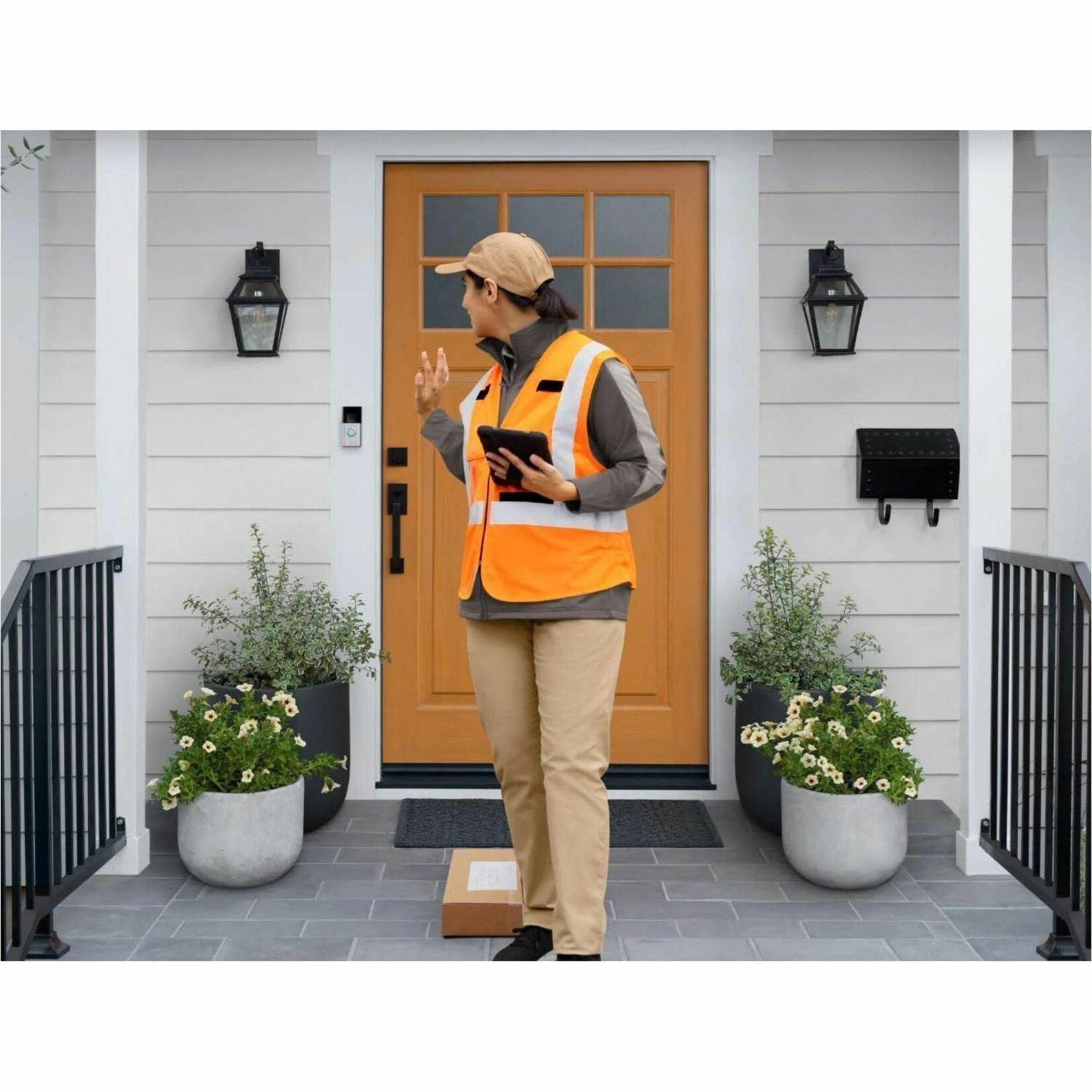 Front Door Bell House Doorbell Camera SkyBell, Wi-Fi Video