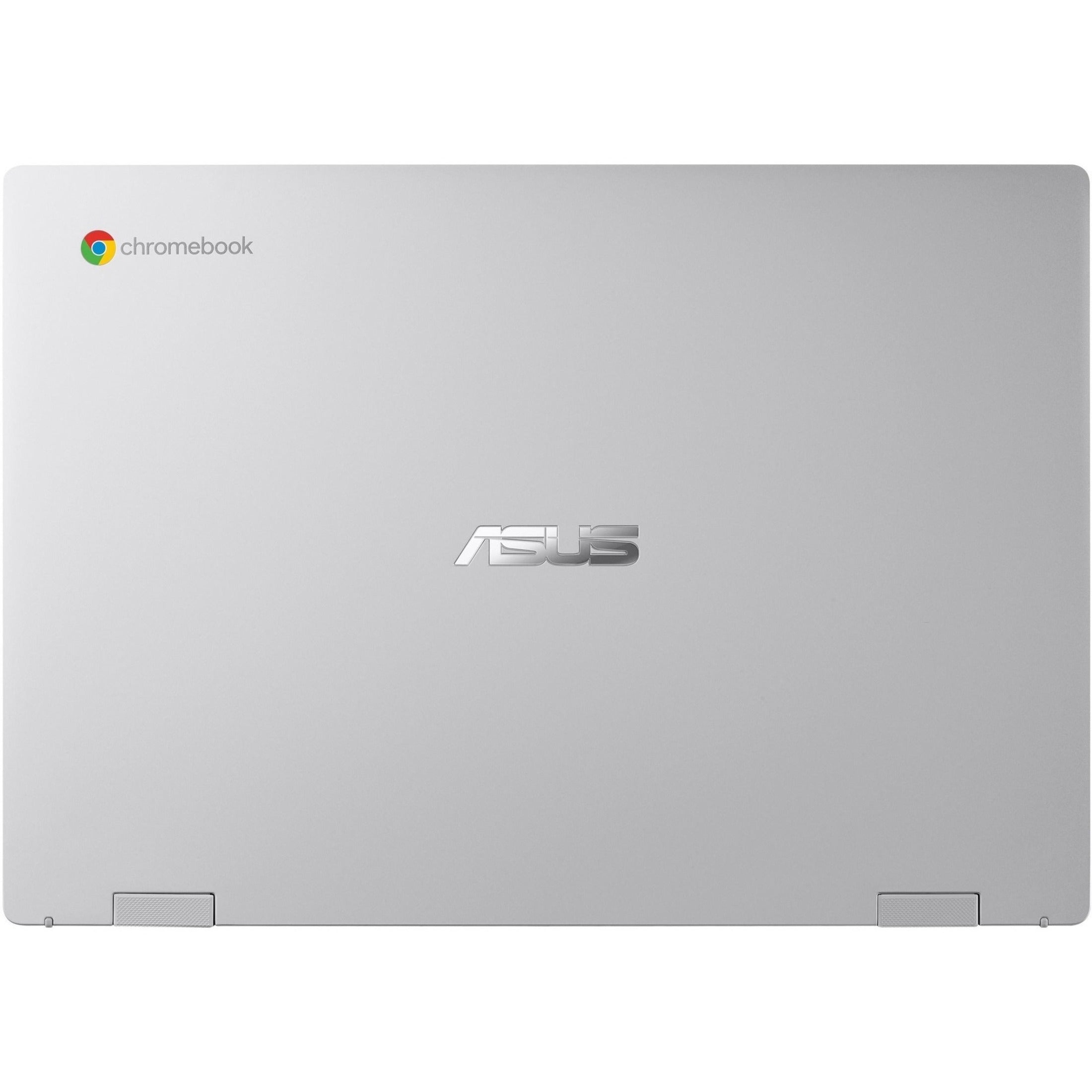 Top view of ASUS Chromebook CX1 lid with Chrome logo-alternate-image6