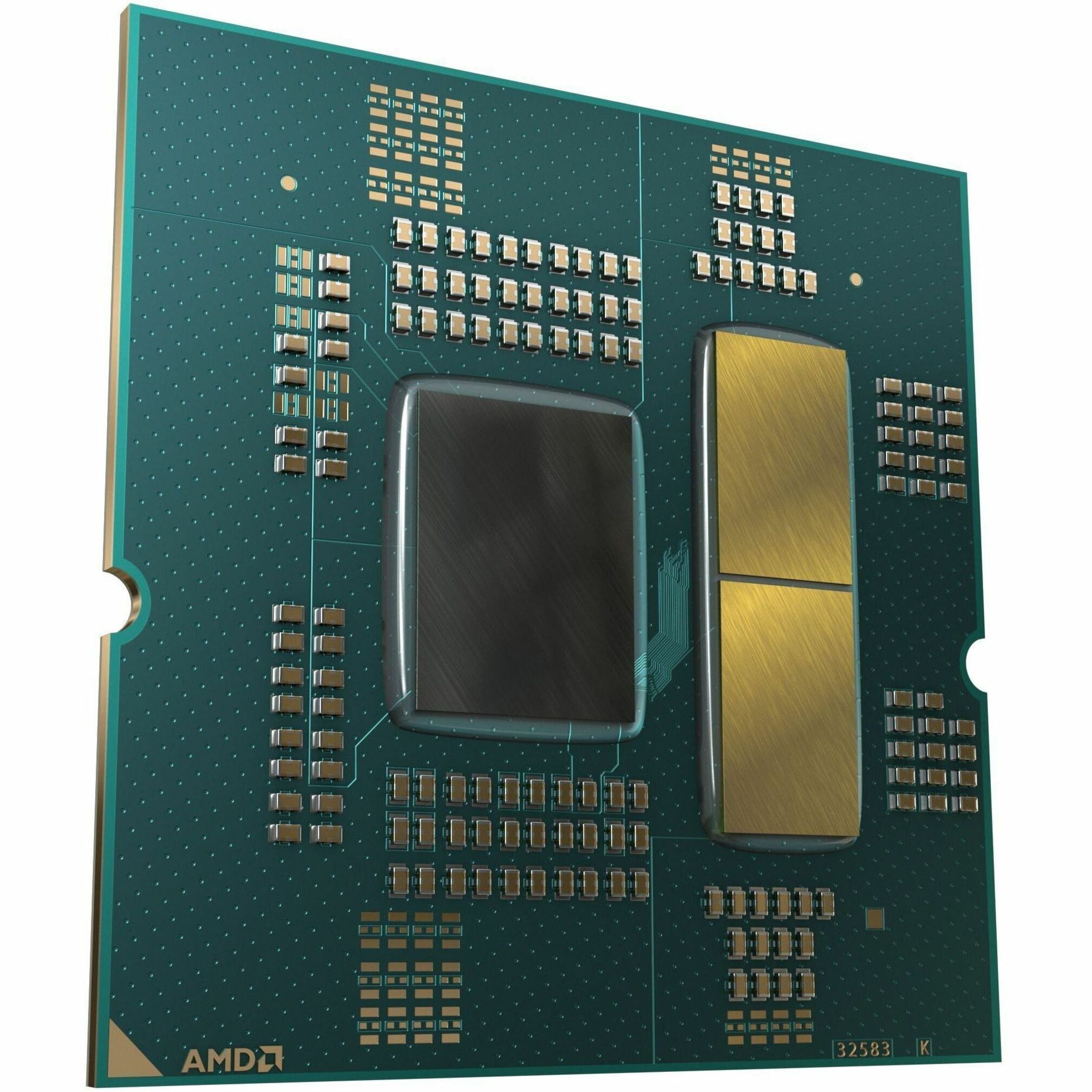 View of AMD Ryzen processor thermal solution integration
