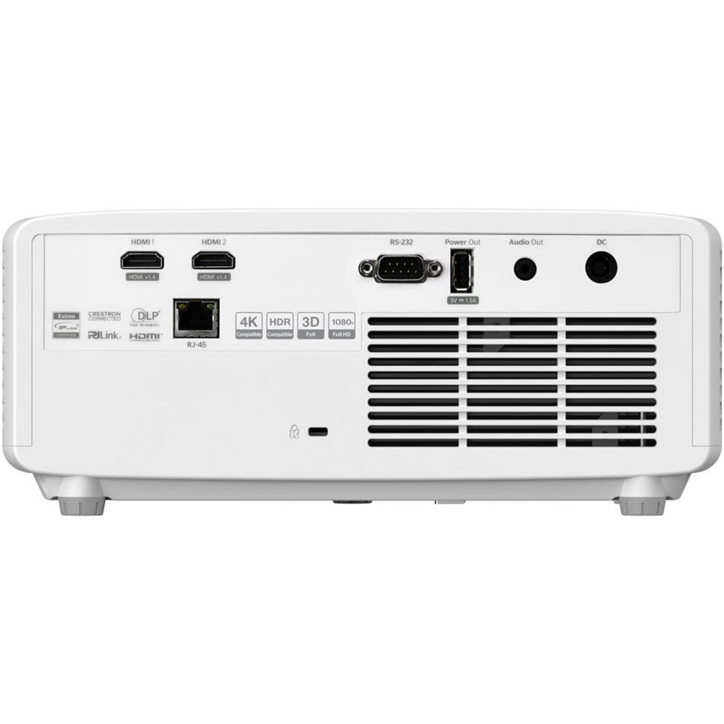 Optoma ZH450 DLP Projector, 16:9, 4500 lm, 1080p, Laser Lamp, 300,000:1 Contrast Ratio