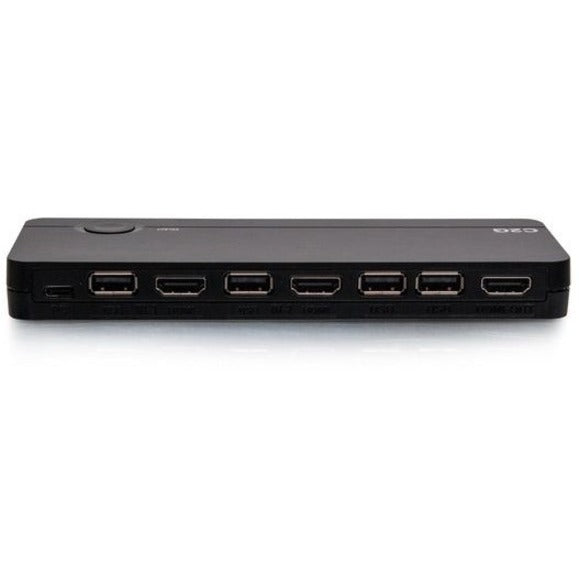 C2G C2G54541 USB C HDMI KVM Switch - 3-Input USB to 4K HDMI Out - Power Delivery, 6 USB Ports, 3 HDMI Ports