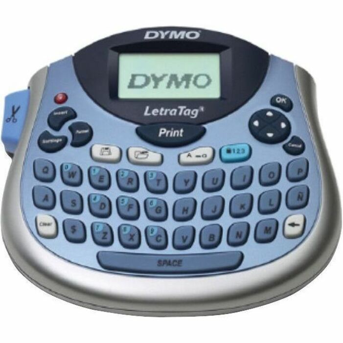 Dymo 2174540 LetraTag Plus LT100T Label Maker, QWERTY, 2-Line Display, Direct Thermal Printing