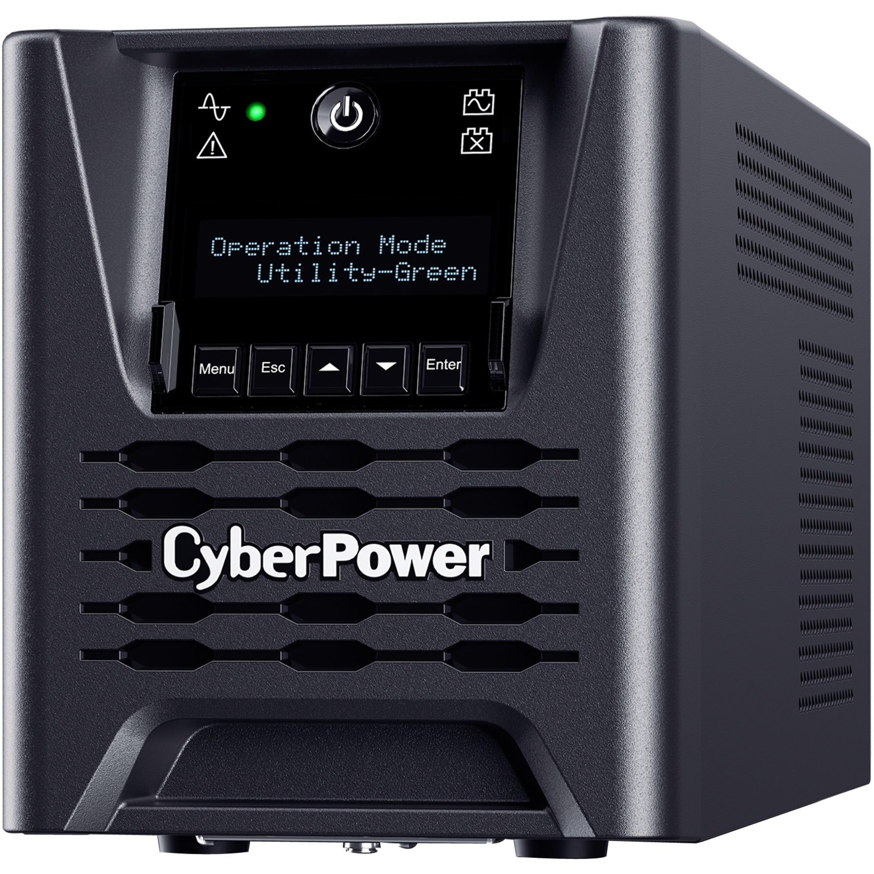 CyberPower PR750LCD3C Smart App Sinewave 750VA Mini-tower UPS, 3 Year Warranty, LCD Display, USB Port, Energy Star Certified