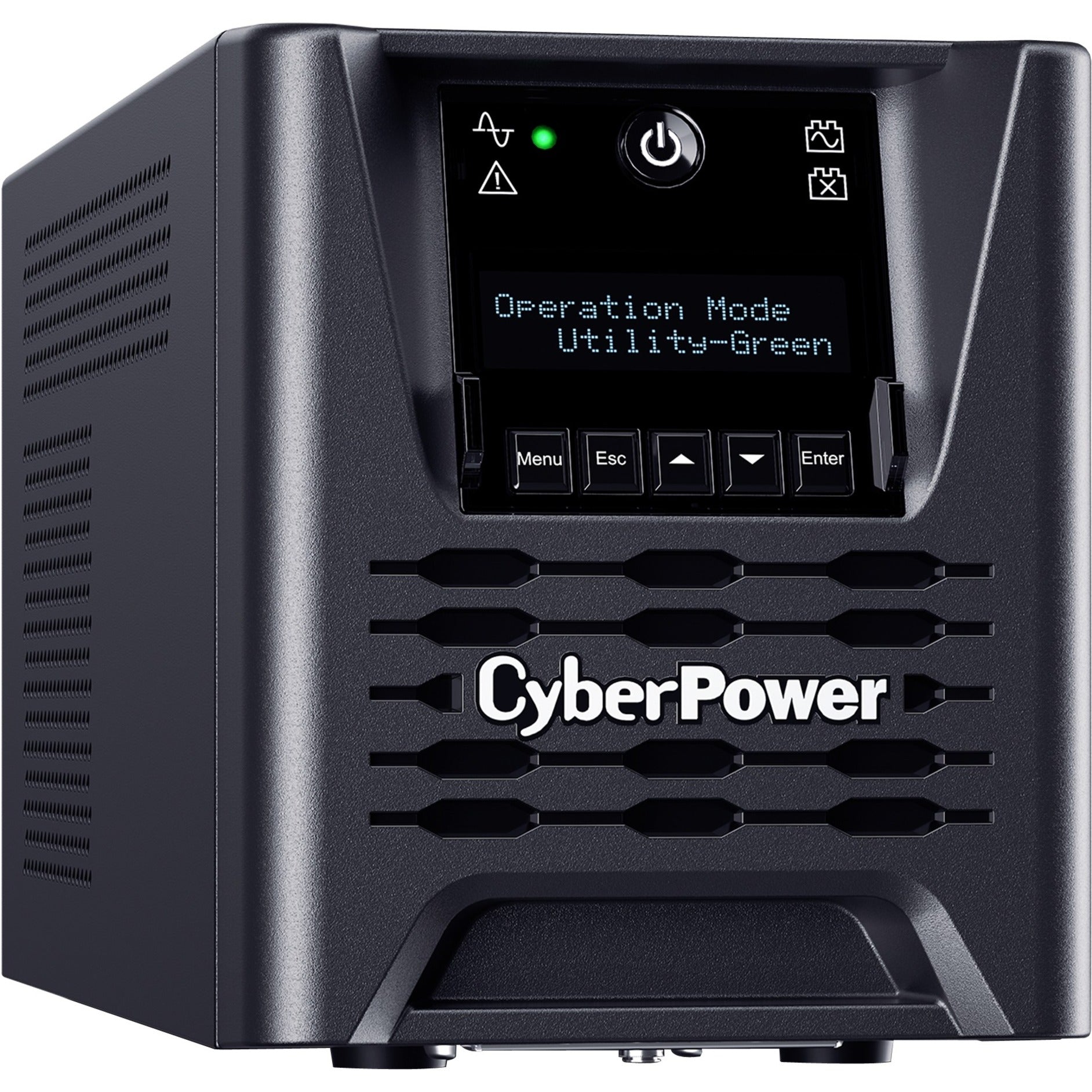 CyberPower PR750LCD3C Smart App Sinewave 750VA Mini-tower UPS, 3 Year Warranty, LCD Display, USB Port, Energy Star Certified