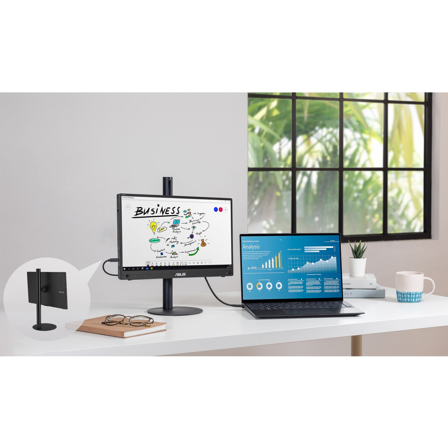 Asus MB16AHG ZenScreen 15.6" Full HD LCD Monitor, 144Hz, FreeSync Premium