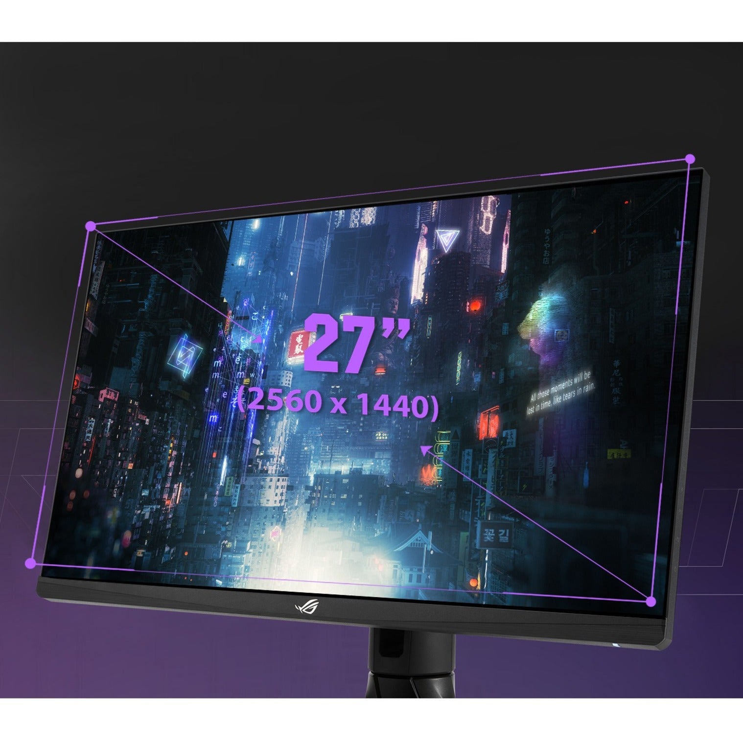 Asus ROG XG27AQMR Strix 27" Gaming LCD Monitor, WQHD, 300Hz, FreeSync Premium Pro/G-sync Compatible
