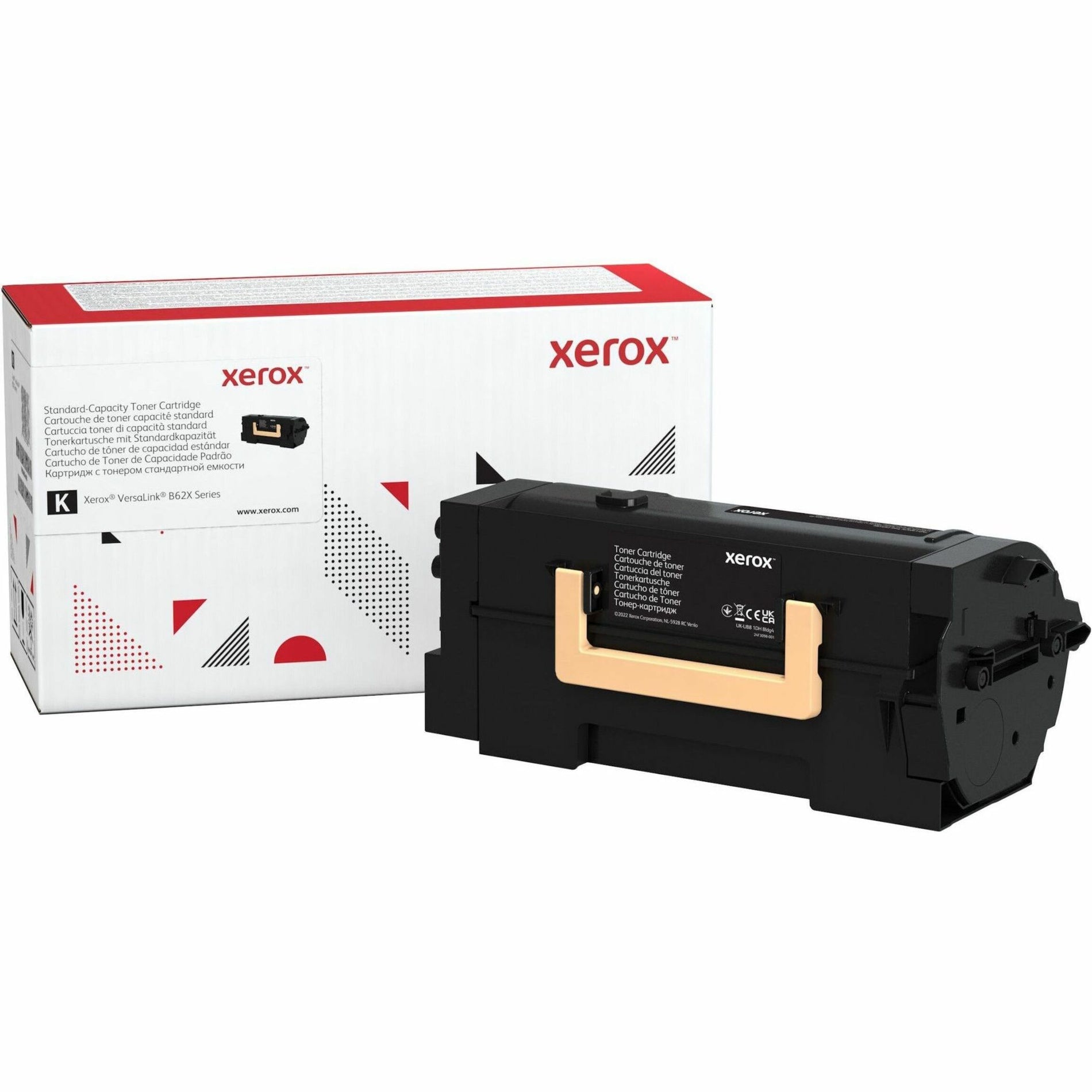Xerox 006R04668 VersaLink B625 Black Standard Capacity Toner Cartridge, 10,000 Pages Yield