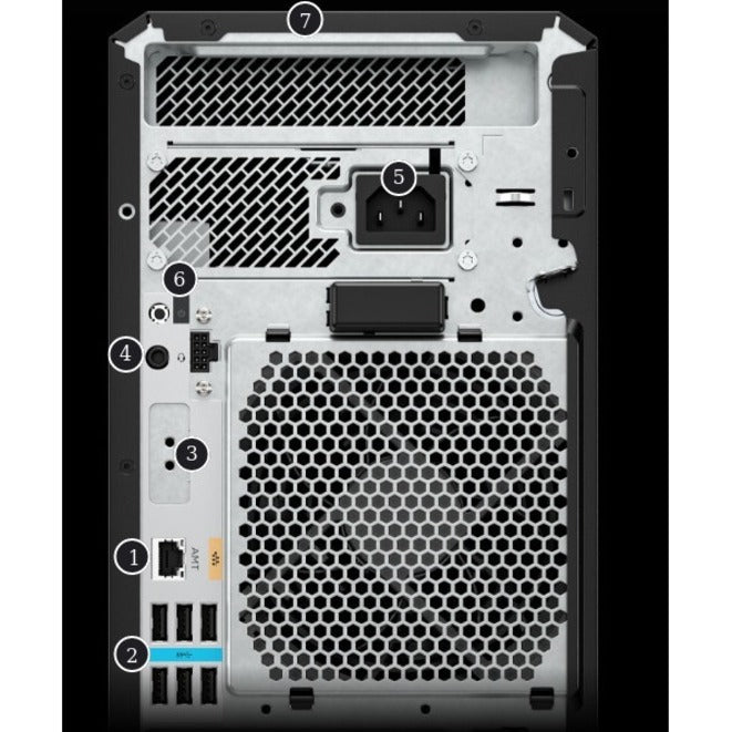 HP Z4 G5 Workstation PC, Intel Xeon Deca-core, 32GB RAM, 512GB SSD, Tower, Black