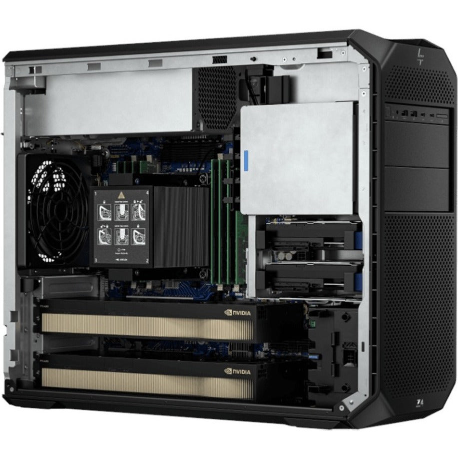 HP Z4 G5 Workstation PC, Intel Xeon Deca-core, 16GB RAM, 512GB SSD, Tower, Black