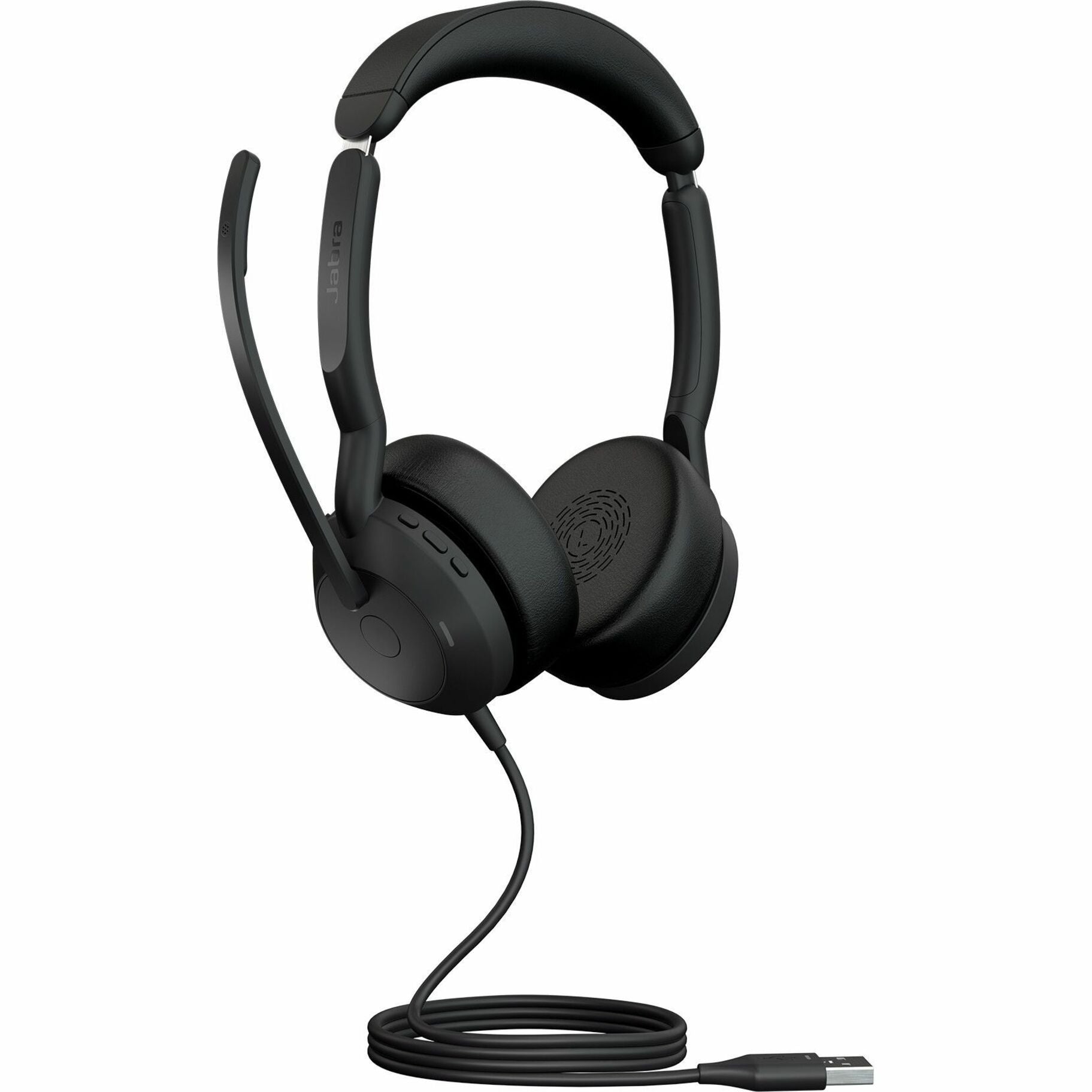 Jabra 25089-989-999 Evolve2 50 Headset, Comfortable Stereo Headset with Active Noise Canceling