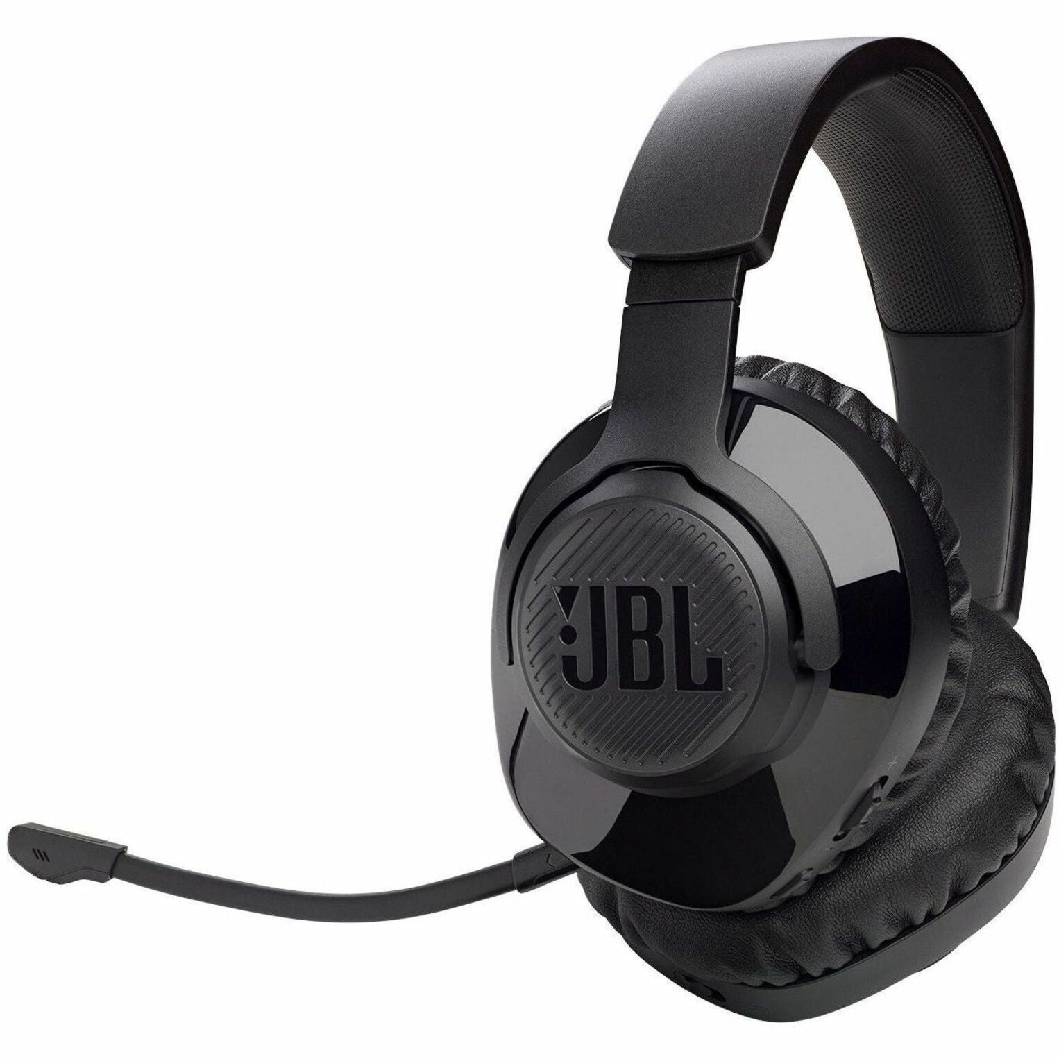 JBL JBL-Q350WLBLKAM Quantum 350 Wireless Gaming Headset, Comfortable, Rechargeable Battery, QuantumSound, Fast Charging, Lightweight, Equalizer, Sidetone, QuantumSURROUND, RGB Light