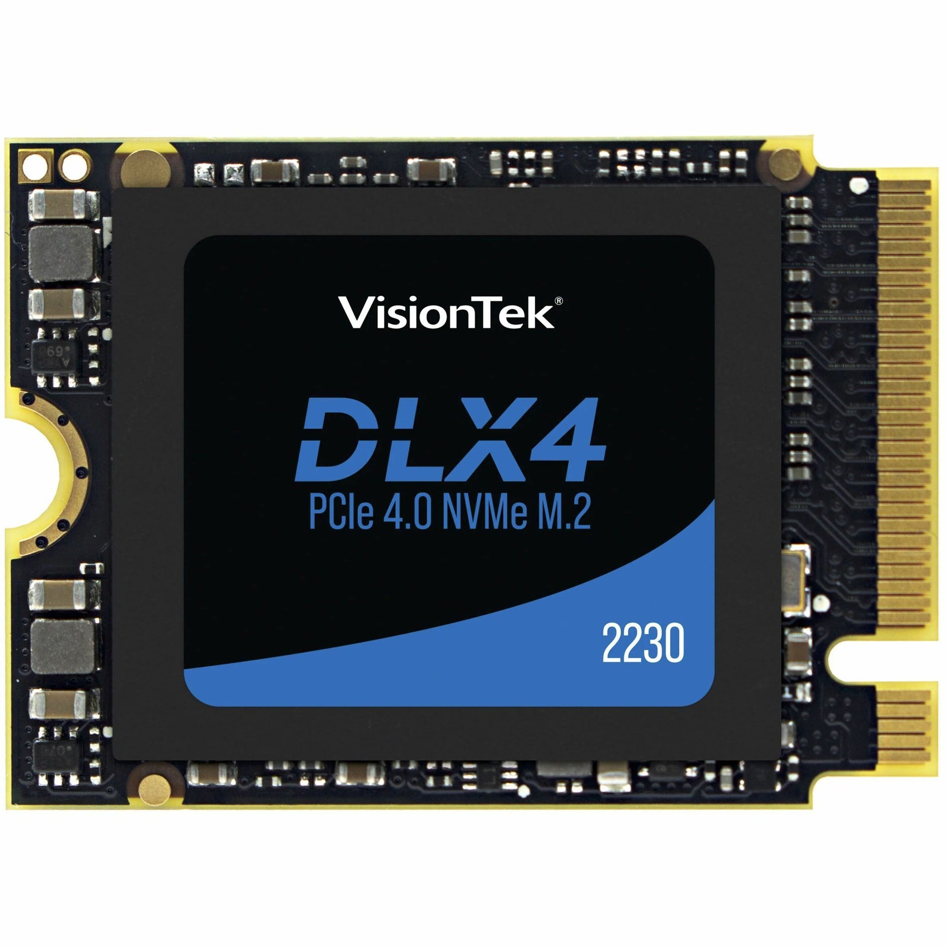 VisionTek 901558 DLX4 2230 M.2 PCIe 4.0 x4 SSD (NVMe), 512GB Storage Capacity, 256-bit AES Encryption