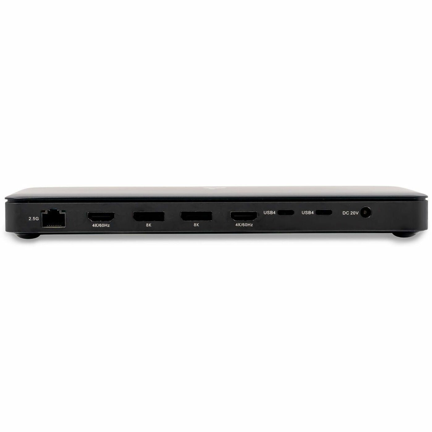 IOGEAR GUD4C8K3 Dock Pro USB4 8K Triple View 6 USB Ports 2 HDMI Ports 2 DisplayPorts 96W Power Delivery