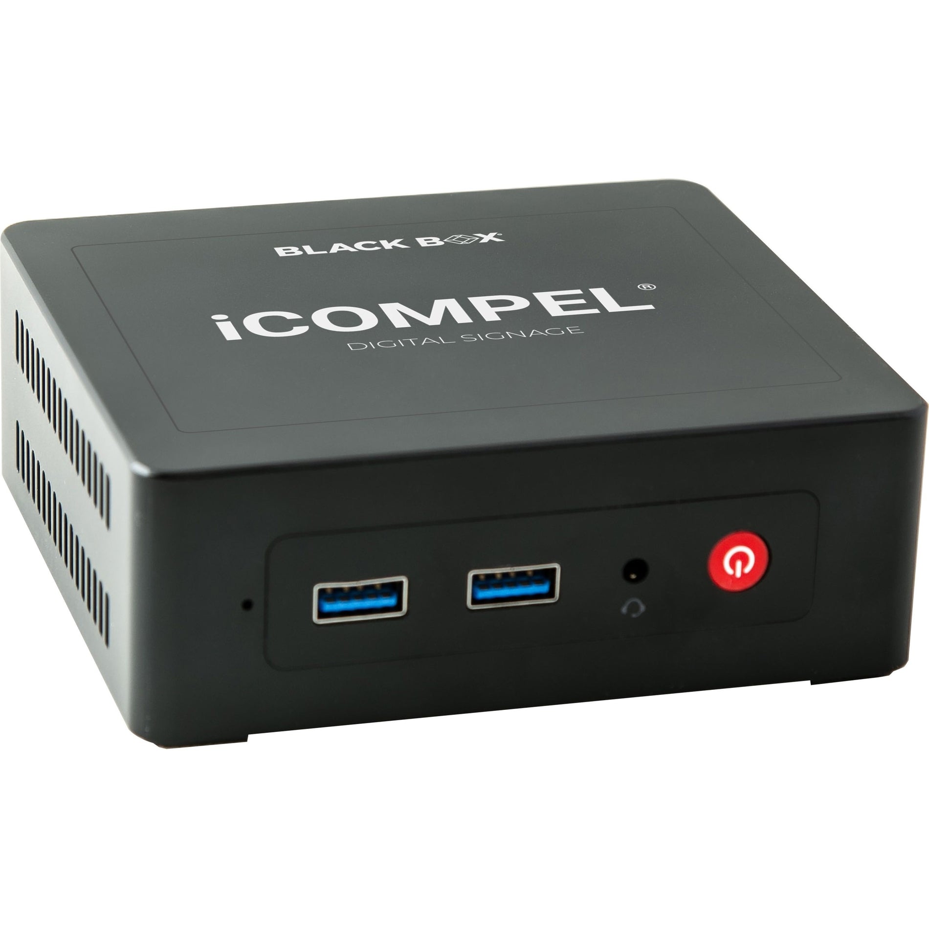 Black Box ICRP-HD-QR-N-R3 iCompel Digital Signage Full HD Media Player, 1080p, 128GB SSD, 1 Year Warranty