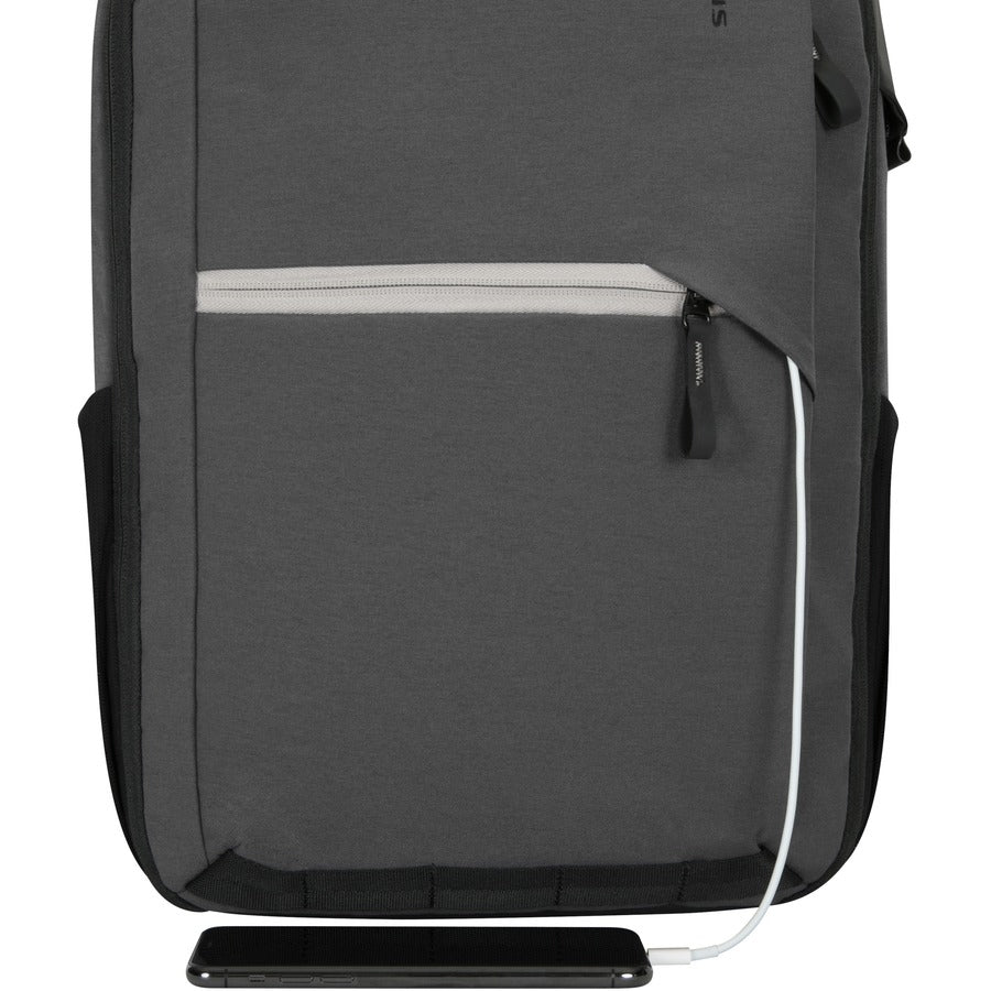 Targus TBB629GL City Fusion Carry-On Travel Backpack, Black 15.6, Drop Resistant, RFID Resistant