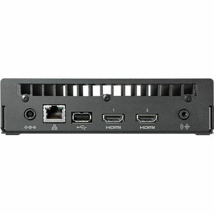 Rear view of EIZO DX0212-IP showing all connection ports including HDMI, USB, and network interfaces-alternate-image2