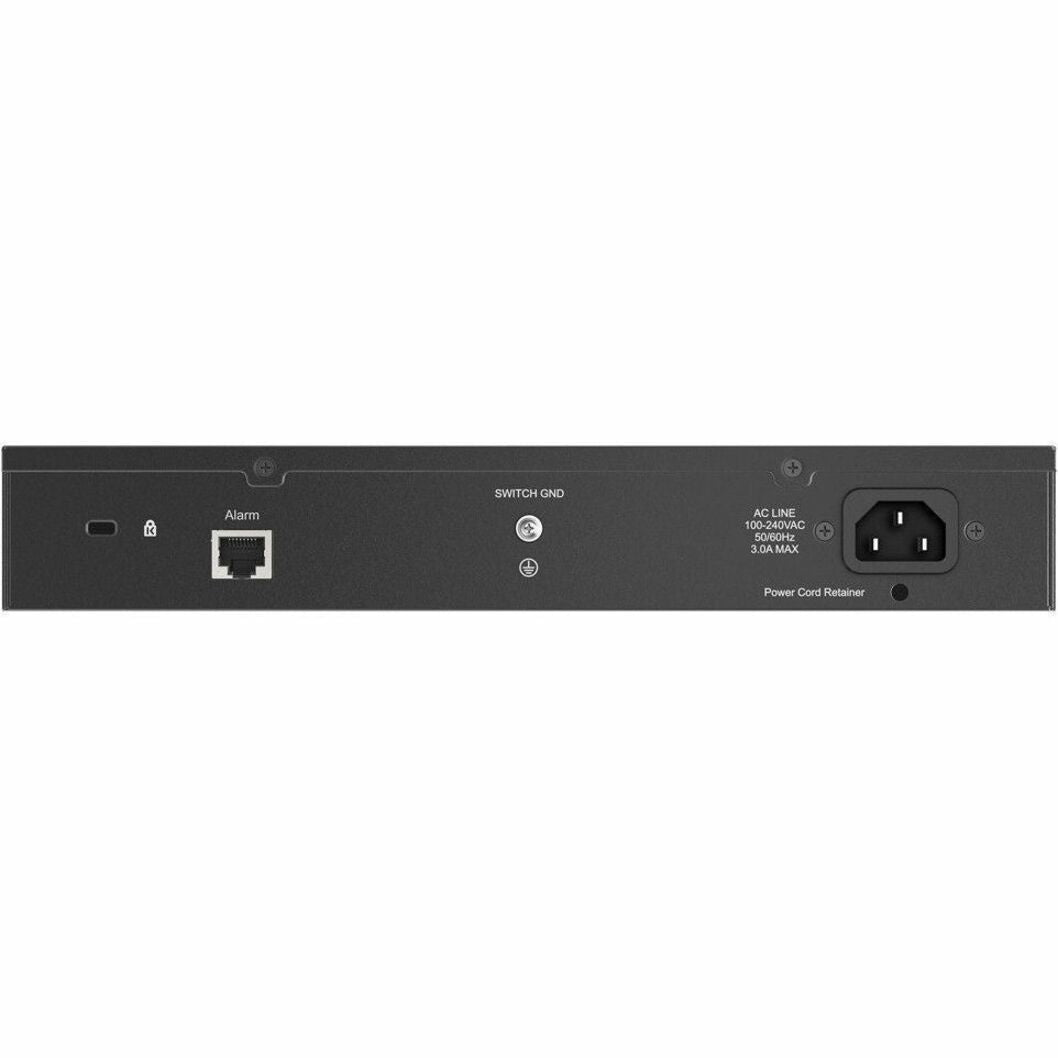 D-Link DSS-200G Ethernet Switch DSS-200G-10MPP, 8-Port Gigabit Ethernet Network PoE, 2 SFP Slots
