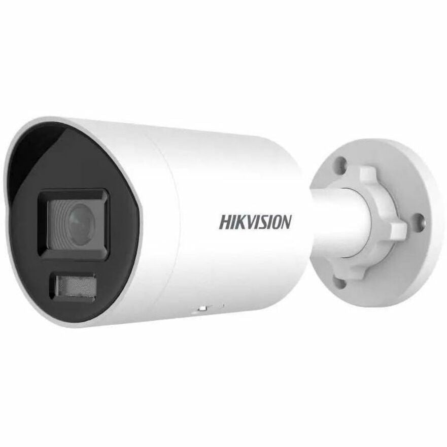 Hikvision DS-2CD3048G2-LIU 2.8MM AcuSense Smart Hybrid Light ColorVu 4MP bullet camera, Built-in Microphone, 40m Light Range, White