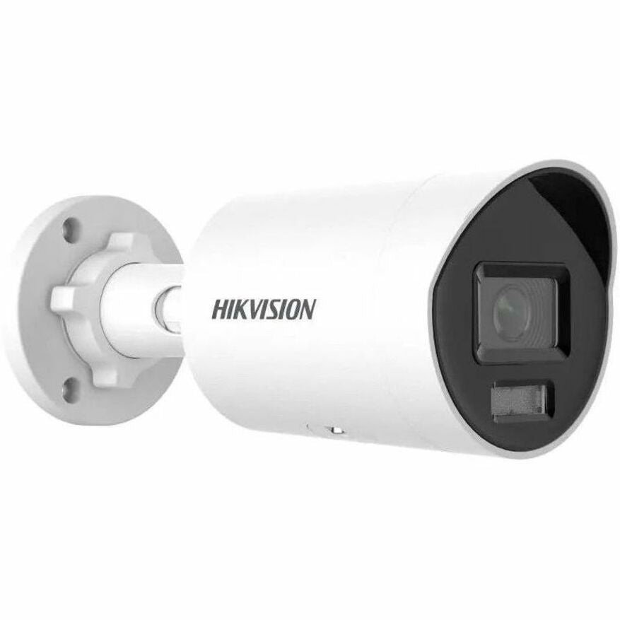 Hikvision DS-2CD3048G2-LIU 4MM, 4MP Dual Illumination WDR Bullet IP Camera with Built-in Microphone, 40m Light Range, 4mm Fixed Lens, White