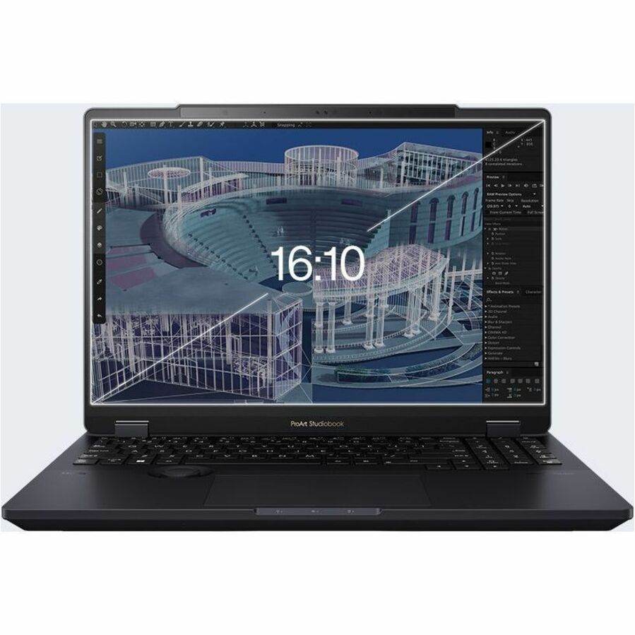 ASUS H7604JV-DS96T ProArt Studiobook 16 OLED Mineral Black Touch Laptop, 32GB RAM, 1TB SSD, Windows 11