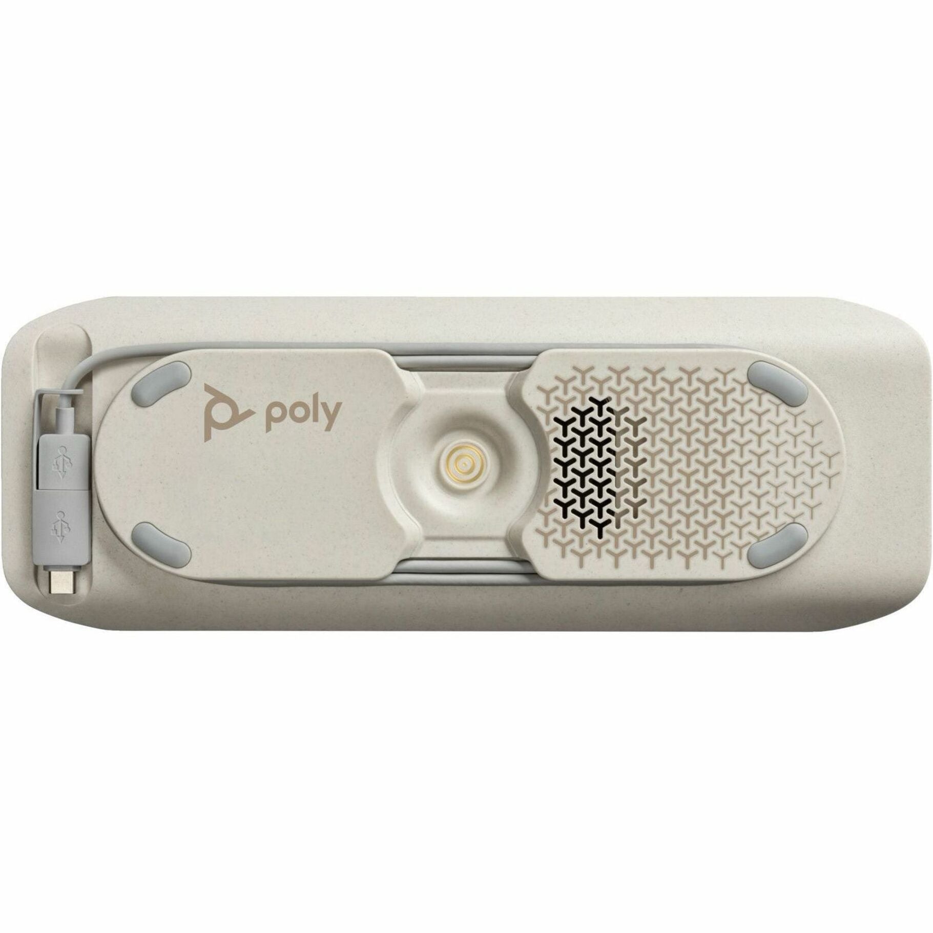 HP 772C5AA Poly Sync 40+ Speakerphone, USB Microphone, Mute, Answer Call, Bluetooth