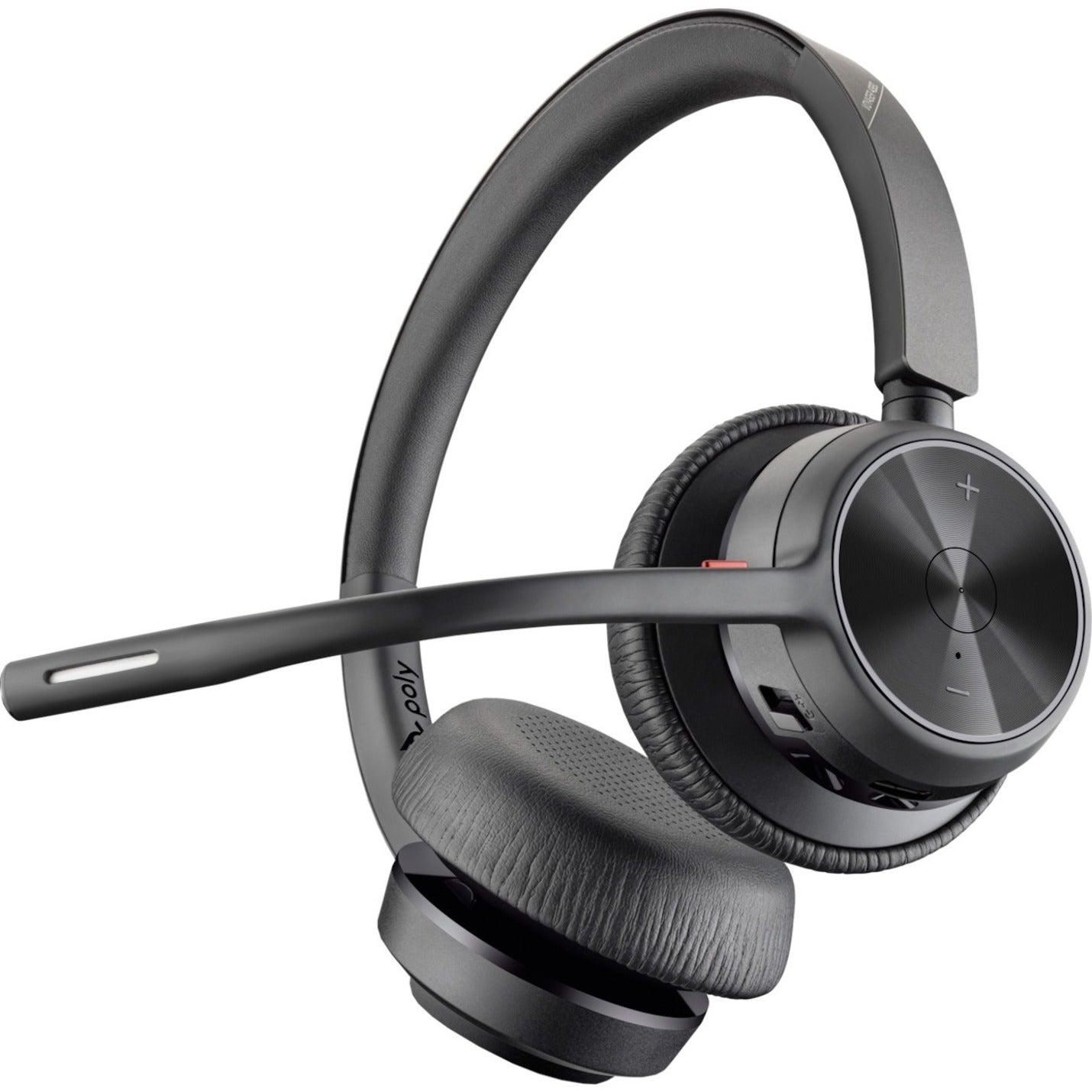 Poly 76U49AA Voyager 4320 USB-A Headset, Wireless Bluetooth 5.1, Rechargeable Battery, Noise Canceling, 300 ft Wireless Range