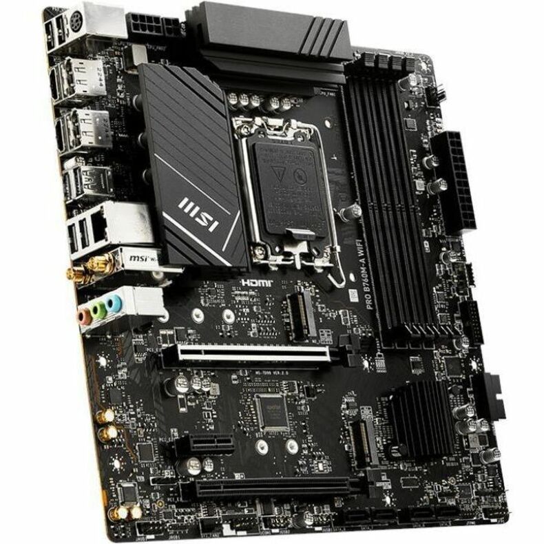 MSI B760MAWIFI PRO B760M-A WIFI Gaming Desktop Mainboard - Intel B760 Chipsatz LGA-1700 Micro ATX