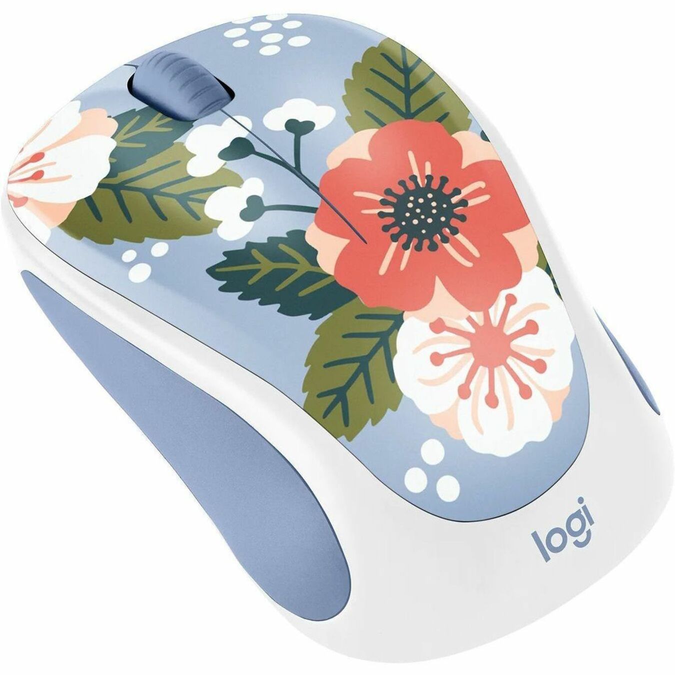 Logitech 910-007056 Design Collection Limited Edition Wireless Mouse, Small Size, Summer Breeze Pattern