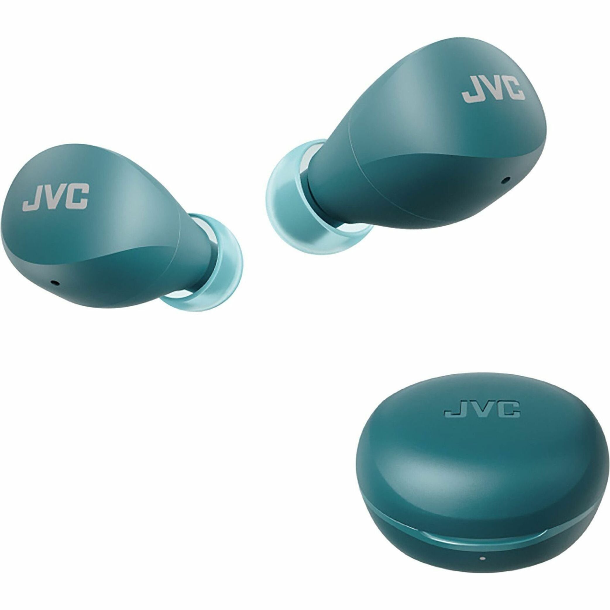 JVC HAA6TZ Gumy Mini Gen 2 TWS Inner Earbuds, Green, Auto Pairing, Voice Assistant Compatible, Lightweight