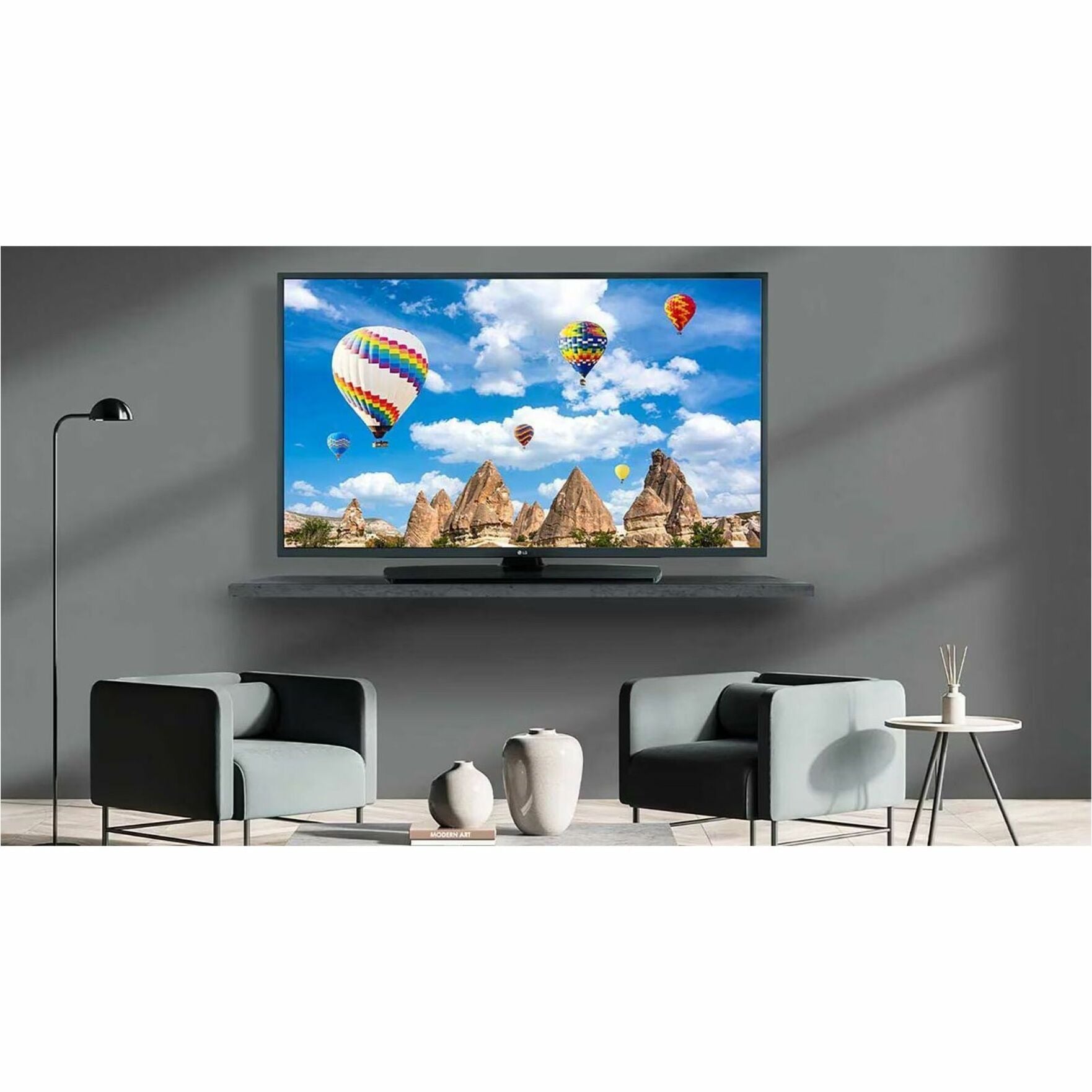 LG 55UN570H0UA Smart LED-LCD TV, 4K UHDTV, High Dynamic Range (HDR), Dark Ash Charcoal