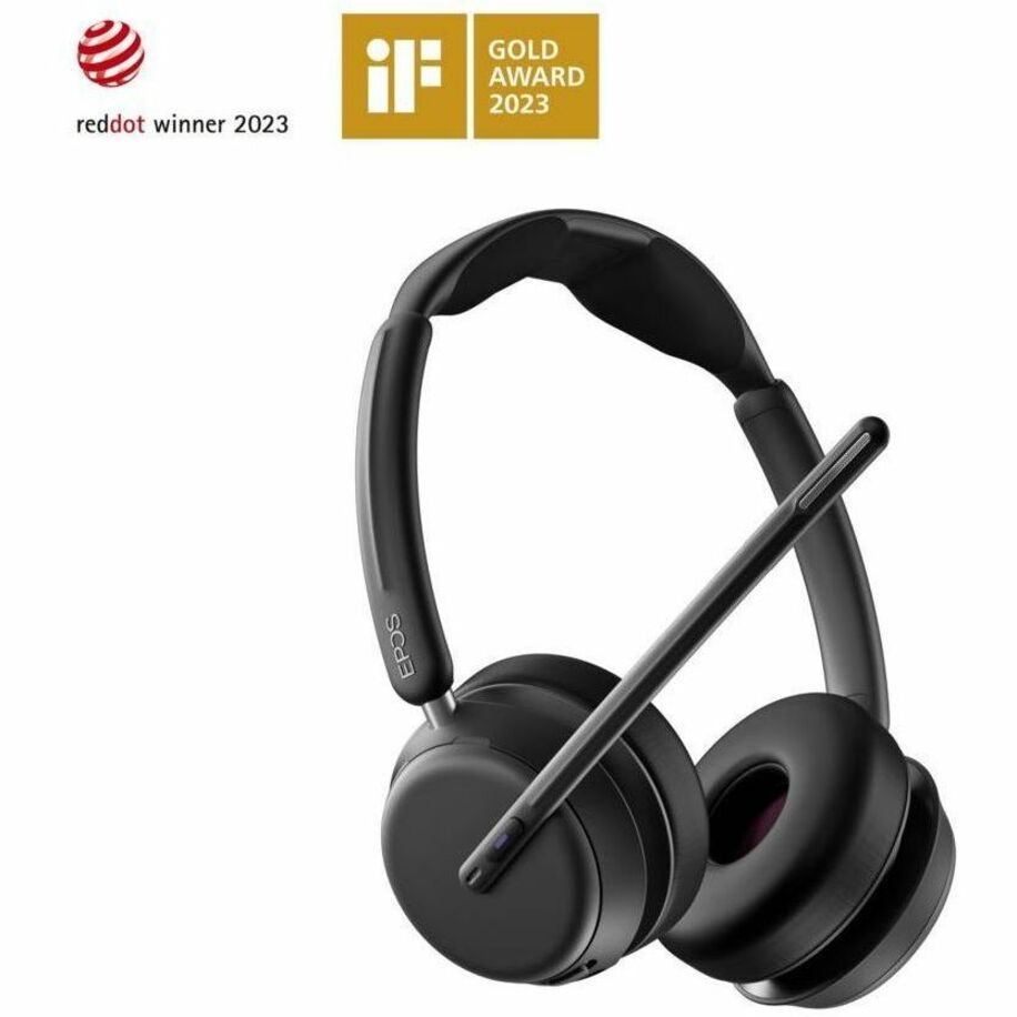EPOS 1001135 IMPACT 1061 Headset, Wireless Bluetooth On-ear Headset with Active Noise Canceling