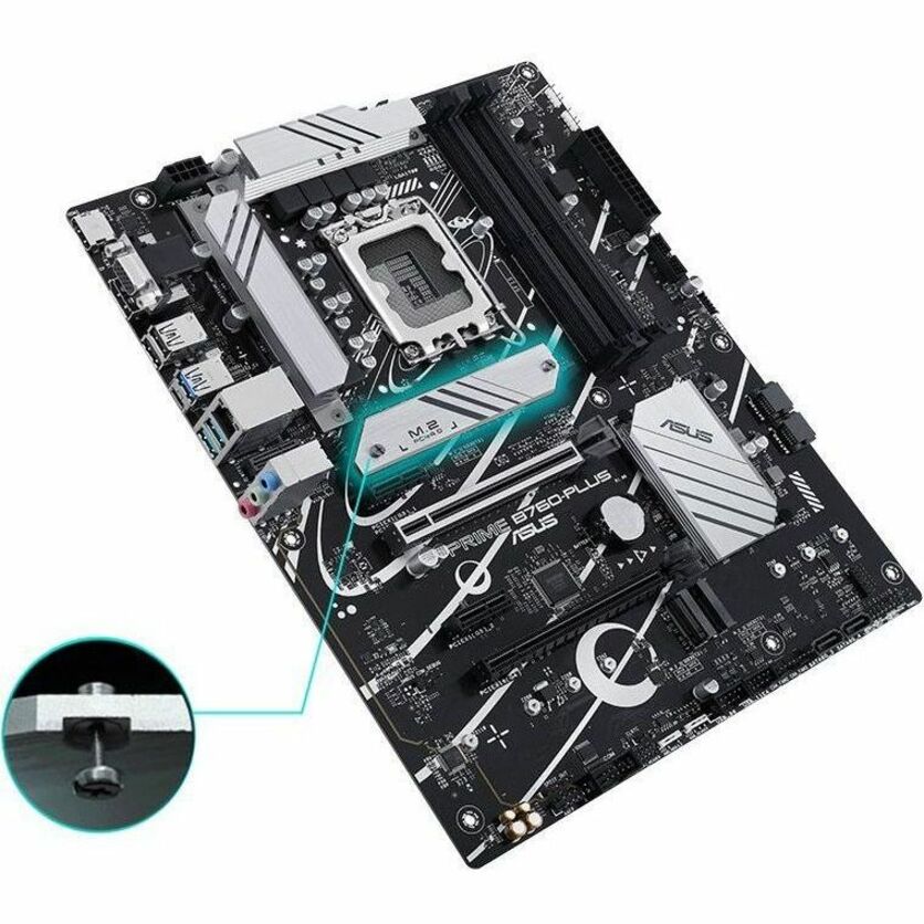 Asus PRIME B760-PLUS Desktop-Motherboard - Intel B760 Chipsatz - Sockel LGA-1700 - ATX