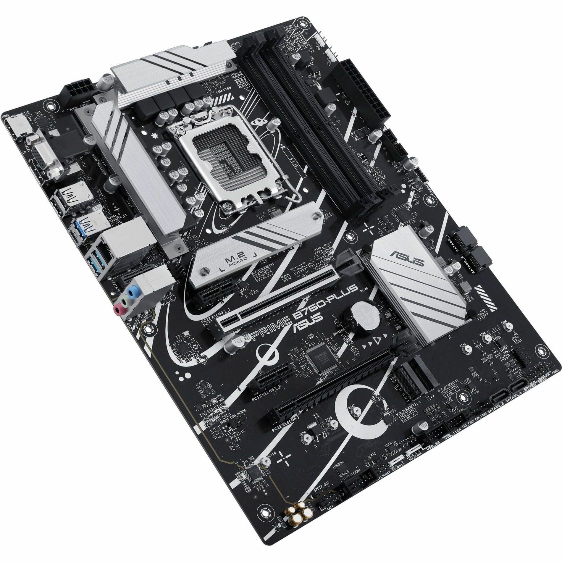 Asus PRIME B760-PLUS Desktop Motherboard - Intel B760 Chipset - Socket LGA-1700 - ATX, DDR5 SDRAM, 7.1 Audio Channels, PCI Express 5.0