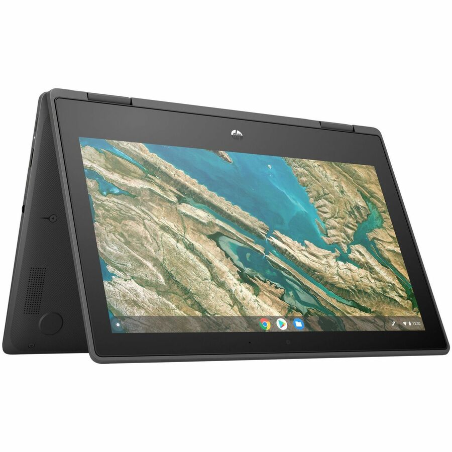 HPI SOURCING - NEW Chromebook x360 11 G3 EE 2 in 1 Chromebook, HD Touchscreen, Intel Celeron N4020, 4GB RAM, 32GB Flash Memory, Chalkboard Gray