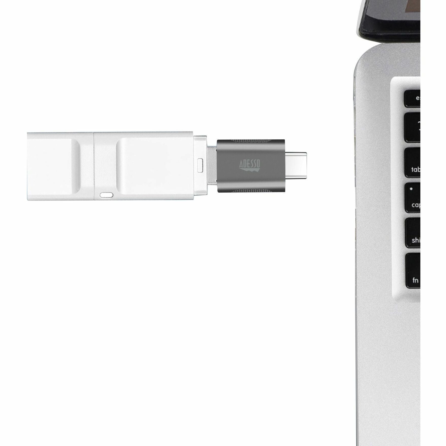 Adesso ADP-300-4 Female USB-A to Male USB-C Adapters (4 pack), Data Transfer Adapter