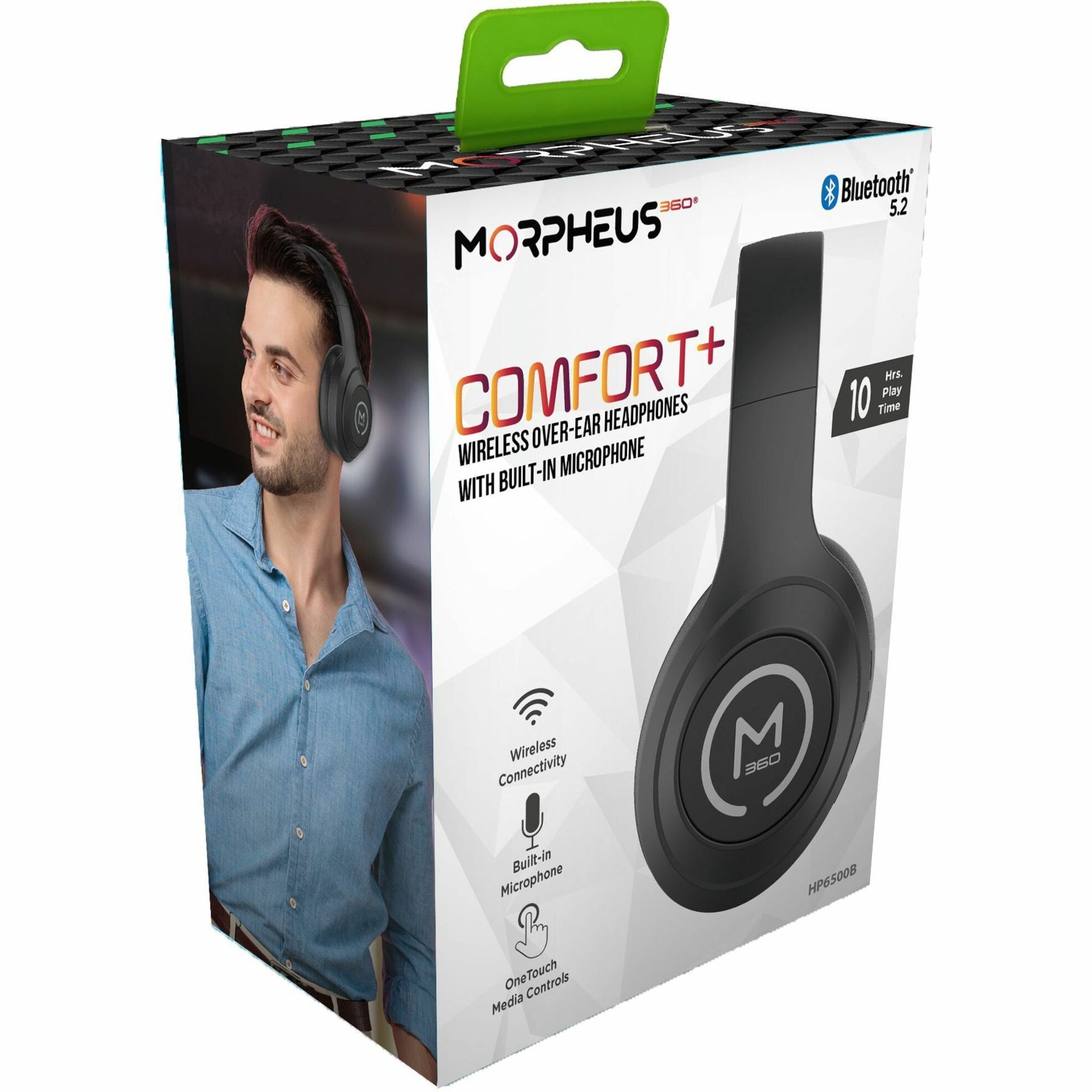 Morpheus 360 HP6500L COMFORT+ Wireless Stereo Headphone, Over-the-ear, Over-the-head, Blue
