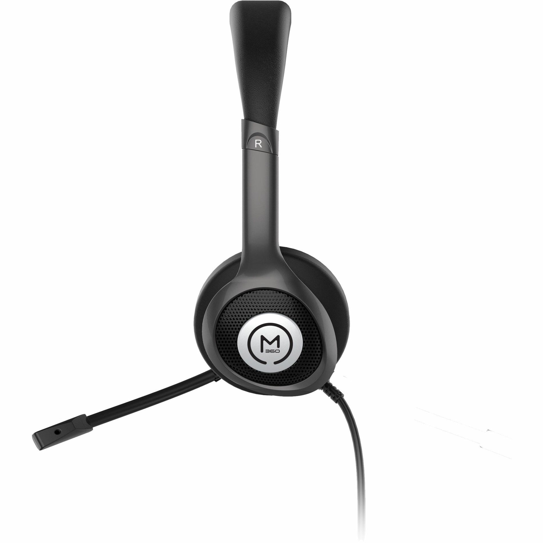 Morpheus 360 HS5600SU USB Stereo Headset with Boom Microphone, Comfortable, Plug and Play, Rotating Microphone, Microphone Mute, In-Line Volume Control, Lightweight
